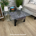 Extra Plus Quality Brazilian Amethyst Coffee Table, 168.3 lbs & 16.25" tall #1385-0086 by Brazil Gems - Brazil GemsBrazil GemsExtra Plus Quality Brazilian Amethyst Coffee Table, 168.3 lbs & 16.25" tall #1385-0086 by Brazil GemsTables: Coffee1385-0086