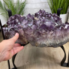 Extra Plus Quality Brazilian Amethyst Coffee Table, 168.3 lbs & 16.25" tall #1385-0086 by Brazil Gems - Brazil GemsBrazil GemsExtra Plus Quality Brazilian Amethyst Coffee Table, 168.3 lbs & 16.25" tall #1385-0086 by Brazil GemsTables: Coffee1385-0086