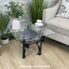 Extra Plus Quality Brazilian Amethyst Coffee Table, 68.6 lbs & 16.25" tall #1385-0083 by Brazil Gems - Brazil GemsBrazil GemsExtra Plus Quality Brazilian Amethyst Coffee Table, 68.6 lbs & 16.25" tall #1385-0083 by Brazil GemsTables: Coffee1385-0083