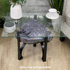 Extra Plus Quality Brazilian Amethyst Coffee Table, 68.6 lbs & 16.25" tall #1385-0083 by Brazil Gems - Brazil GemsBrazil GemsExtra Plus Quality Brazilian Amethyst Coffee Table, 68.6 lbs & 16.25" tall #1385-0083 by Brazil GemsTables: Coffee1385-0083