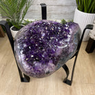 Extra Plus Quality Brazilian Amethyst Coffee Table, 68.6 lbs & 16.25" tall #1385-0083 by Brazil Gems - Brazil GemsBrazil GemsExtra Plus Quality Brazilian Amethyst Coffee Table, 68.6 lbs & 16.25" tall #1385-0083 by Brazil GemsTables: Coffee1385-0083