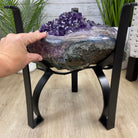 Extra Plus Quality Brazilian Amethyst Coffee Table, 68.6 lbs & 16.25" tall #1385-0083 by Brazil Gems - Brazil GemsBrazil GemsExtra Plus Quality Brazilian Amethyst Coffee Table, 68.6 lbs & 16.25" tall #1385-0083 by Brazil GemsTables: Coffee1385-0083