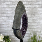 Extra Plus Quality Brazilian Amethyst Crystal Portal on a Tall Rotating Stand, 130.1 lbs & 70" tall Model #5604-0098 by Brazil Gems - Brazil GemsBrazil GemsExtra Plus Quality Brazilian Amethyst Crystal Portal on a Tall Rotating Stand, 130.1 lbs & 70" tall Model #5604-0098 by Brazil GemsPortals on Rotating Bases5604-0098