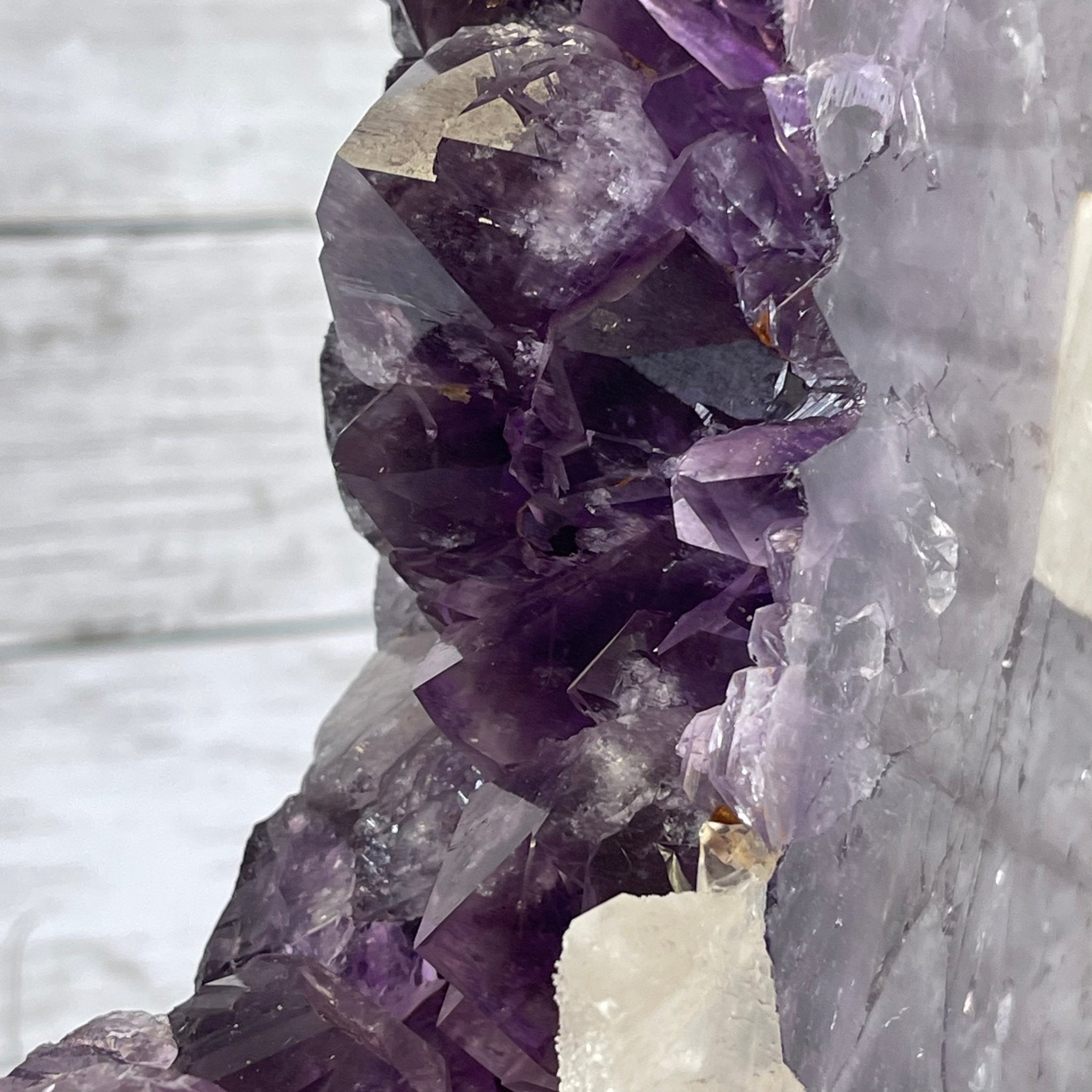 Extra Plus Quality Brazilian Amethyst Crystal Portal on a Tall Rotating Stand, 81.6 lbs & 69.5" tall Model #5604-0099 by Brazil Gems - Brazil GemsBrazil GemsExtra Plus Quality Brazilian Amethyst Crystal Portal on a Tall Rotating Stand, 81.6 lbs & 69.5" tall Model #5604-0099 by Brazil GemsPortals on Rotating Bases5604-0099