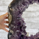 Extra Plus Quality Brazilian Amethyst Crystal Portal on a Tall Rotating Stand, 81.6 lbs & 69.5" tall Model #5604-0099 by Brazil Gems - Brazil GemsBrazil GemsExtra Plus Quality Brazilian Amethyst Crystal Portal on a Tall Rotating Stand, 81.6 lbs & 69.5" tall Model #5604-0099 by Brazil GemsPortals on Rotating Bases5604-0099