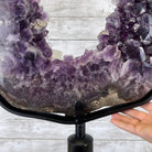 Extra Plus Quality Brazilian Amethyst Crystal Portal on a Tall Rotating Stand, 81.6 lbs & 69.5" tall Model #5604-0099 by Brazil Gems - Brazil GemsBrazil GemsExtra Plus Quality Brazilian Amethyst Crystal Portal on a Tall Rotating Stand, 81.6 lbs & 69.5" tall Model #5604-0099 by Brazil GemsPortals on Rotating Bases5604-0099