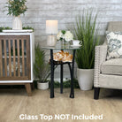 Extra Plus Quality Brazilian Citrine Geode Side Table, 48.5 lbs, 24" tall on a metal base #1392-0010 by Brazil Gems - Brazil GemsBrazil GemsExtra Plus Quality Brazilian Citrine Geode Side Table, 48.5 lbs, 24" tall on a metal base #1392-0010 by Brazil GemsTables: Side1392-0010