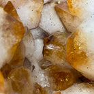 Extra Plus Quality Brazilian Citrine Geode Side Table, 48.5 lbs, 24" tall on a metal base #1392-0010 by Brazil Gems - Brazil GemsBrazil GemsExtra Plus Quality Brazilian Citrine Geode Side Table, 48.5 lbs, 24" tall on a metal base #1392-0010 by Brazil GemsTables: Side1392-0010