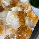 Extra Plus Quality Brazilian Citrine Geode Side Table, 48.5 lbs, 24" tall on a metal base #1392-0010 by Brazil Gems - Brazil GemsBrazil GemsExtra Plus Quality Brazilian Citrine Geode Side Table, 48.5 lbs, 24" tall on a metal base #1392-0010 by Brazil GemsTables: Side1392-0010