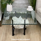 Extra Plus Quality Brazilian Clear Quartz Coffee Table, 64.4 lbs & 16" tall #1389-0006 by Brazil Gems - Brazil GemsBrazil GemsExtra Plus Quality Brazilian Clear Quartz Coffee Table, 64.4 lbs & 16" tall #1389-0006 by Brazil GemsTables: Coffee1389-0006