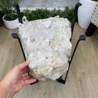 Extra Plus Quality Brazilian Clear Quartz Coffee Table, 64.4 lbs & 16" tall #1389-0006 by Brazil Gems - Brazil GemsBrazil GemsExtra Plus Quality Brazilian Clear Quartz Coffee Table, 64.4 lbs & 16" tall #1389-0006 by Brazil GemsTables: Coffee1389-0006