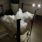 Extra Plus Quality Brazilian Clear Quartz Coffee Table, 64.4 lbs & 16" tall #1389-0006 by Brazil Gems - Brazil GemsBrazil GemsExtra Plus Quality Brazilian Clear Quartz Coffee Table, 64.4 lbs & 16" tall #1389-0006 by Brazil GemsTables: Coffee1389-0006