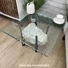 Extra Plus Quality Brazilian Clear Quartz Coffee Table, 64.4 lbs & 16" tall #1389-0006 by Brazil Gems - Brazil GemsBrazil GemsExtra Plus Quality Brazilian Clear Quartz Coffee Table, 64.4 lbs & 16" tall #1389-0006 by Brazil GemsTables: Coffee1389-0006