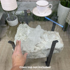 Extra Plus Quality Brazilian Clear Quartz Coffee Table, 64.4 lbs & 16" tall #1389-0006 by Brazil Gems - Brazil GemsBrazil GemsExtra Plus Quality Brazilian Clear Quartz Coffee Table, 64.4 lbs & 16" tall #1389-0006 by Brazil GemsTables: Coffee1389-0006