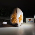 Extra Plus Quality Citrine Cluster w/ flat base, 3.8" Tall 5612 - 0198 - Brazil GemsBrazil GemsExtra Plus Quality Citrine Cluster w/ flat base, 3.8" Tall 5612 - 0198Small Clusters with Flat Bases5612 - 0198