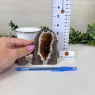 Extra Plus Quality Citrine Cluster w/ flat base, 3.9" Tall 5612 - 0207 - Brazil GemsBrazil GemsExtra Plus Quality Citrine Cluster w/ flat base, 3.9" Tall 5612 - 0207Small Clusters with Flat Bases5612 - 0207