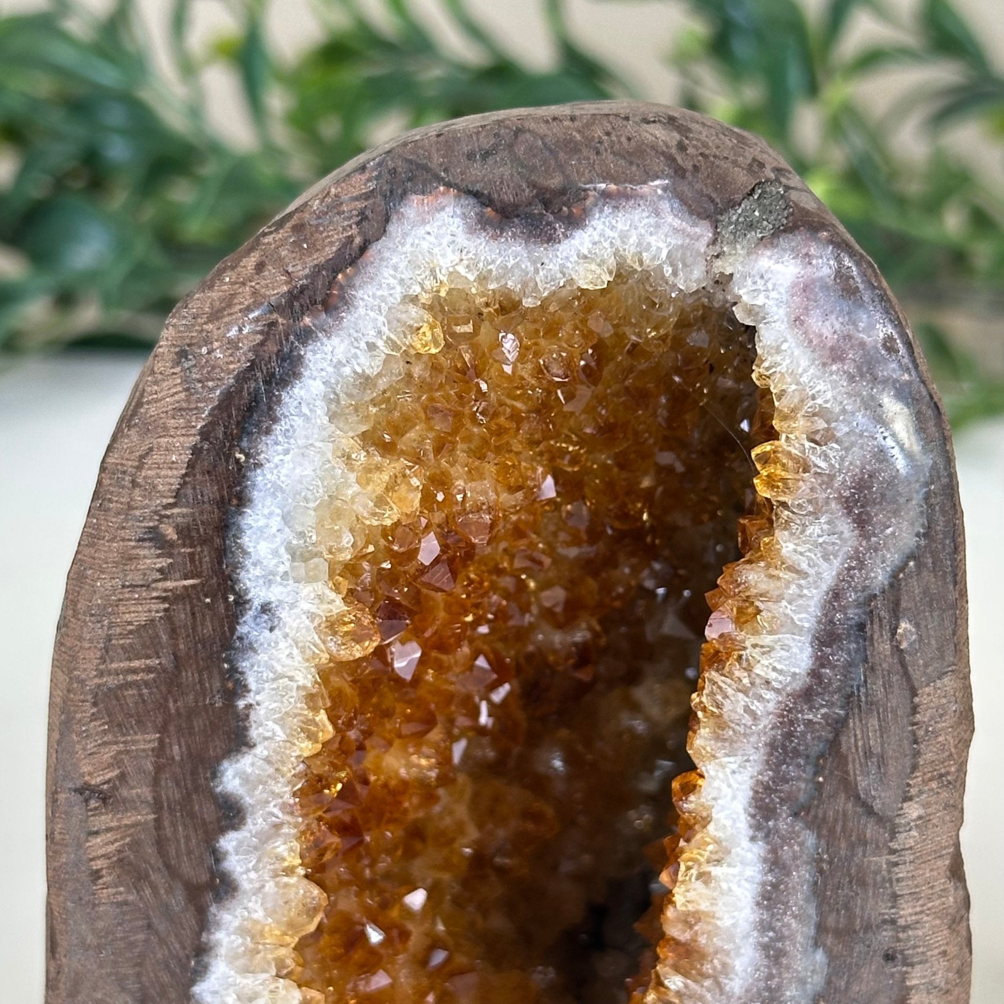 Extra Plus Quality Citrine Cluster w/ flat base, 3.9" Tall 5612 - 0207 - Brazil GemsBrazil GemsExtra Plus Quality Citrine Cluster w/ flat base, 3.9" Tall 5612 - 0207Small Clusters with Flat Bases5612 - 0207