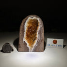 Extra Plus Quality Citrine Cluster w/ flat base, 3.9" Tall 5612 - 0207 - Brazil GemsBrazil GemsExtra Plus Quality Citrine Cluster w/ flat base, 3.9" Tall 5612 - 0207Small Clusters with Flat Bases5612 - 0207