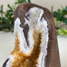 Extra Plus Quality Citrine Cluster w/ flat base, 4.1" Tall 5612 - 0199 - Brazil GemsBrazil GemsExtra Plus Quality Citrine Cluster w/ flat base, 4.1" Tall 5612 - 0199Small Clusters with Flat Bases5612 - 0199