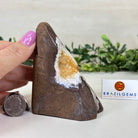 Extra Plus Quality Citrine Cluster w/ flat base, 4.1" Tall 5612 - 0199 - Brazil GemsBrazil GemsExtra Plus Quality Citrine Cluster w/ flat base, 4.1" Tall 5612 - 0199Small Clusters with Flat Bases5612 - 0199