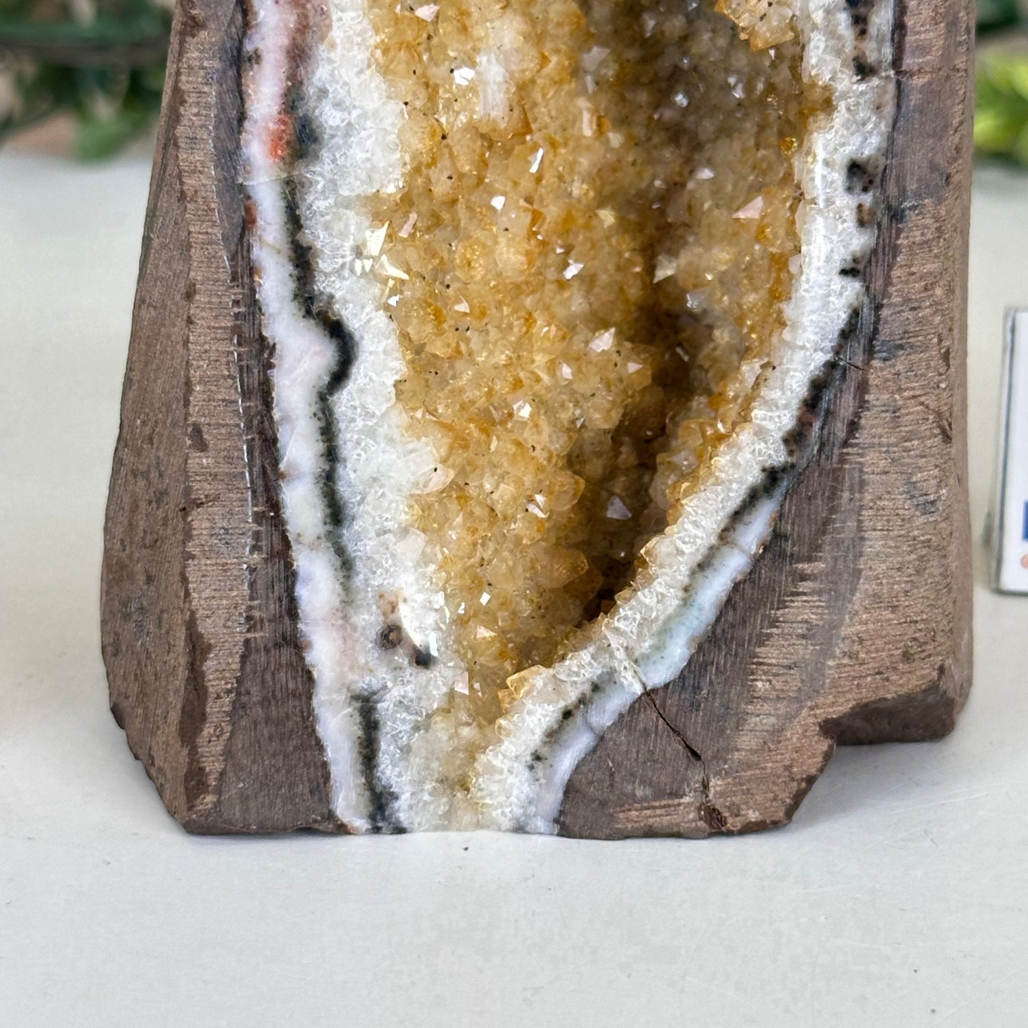 Extra Plus Quality Citrine Cluster w/ flat base, 4.1" Tall 5612 - 0212 - Brazil GemsBrazil GemsExtra Plus Quality Citrine Cluster w/ flat base, 4.1" Tall 5612 - 0212Small Clusters with Flat Bases5612 - 0212