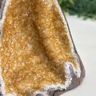 Extra Plus Quality Citrine Cluster w/ flat base, 4.2" Tall 5612 - 0240 - Brazil GemsBrazil GemsExtra Plus Quality Citrine Cluster w/ flat base, 4.2" Tall 5612 - 0240Small Clusters with Flat Bases5612 - 0240