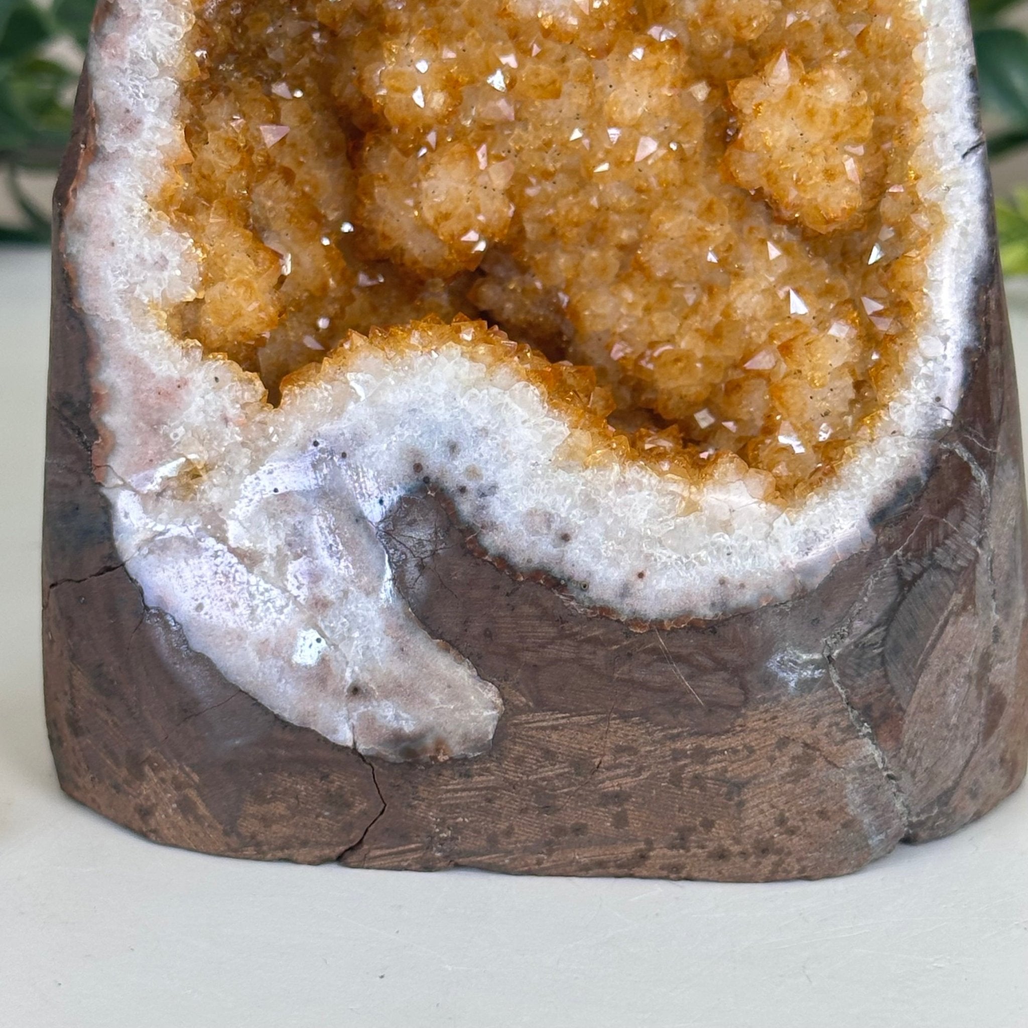 Extra Plus Quality Citrine Cluster w/ flat base, 4.5" Tall 5612 - 0230 - Brazil GemsBrazil GemsExtra Plus Quality Citrine Cluster w/ flat base, 4.5" Tall 5612 - 0230Small Clusters with Flat Bases5612 - 0230