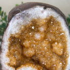 Extra Plus Quality Citrine Cluster w/ flat base, 4.5" Tall 5612 - 0230 - Brazil GemsBrazil GemsExtra Plus Quality Citrine Cluster w/ flat base, 4.5" Tall 5612 - 0230Small Clusters with Flat Bases5612 - 0230