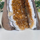 Extra Plus Quality Citrine Cluster w/ flat base, 5.4" Tall 5612 - 0234 - Brazil GemsBrazil GemsExtra Plus Quality Citrine Cluster w/ flat base, 5.4" Tall 5612 - 0234Small Clusters with Flat Bases5612 - 0234