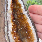 Extra Plus Quality Citrine Cluster w/ flat base, 5.4" Tall 5612 - 0234 - Brazil GemsBrazil GemsExtra Plus Quality Citrine Cluster w/ flat base, 5.4" Tall 5612 - 0234Small Clusters with Flat Bases5612 - 0234