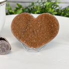 Extra Plus Quality Pink Amethyst Heart Geode on an Acrylic Stand, 0.37 lbs & 2.25" Tall #5462-0082 by Brazil Gems - Brazil GemsBrazil GemsExtra Plus Quality Pink Amethyst Heart Geode on an Acrylic Stand, 0.37 lbs & 2.25" Tall #5462-0082 by Brazil GemsHearts5462-0082