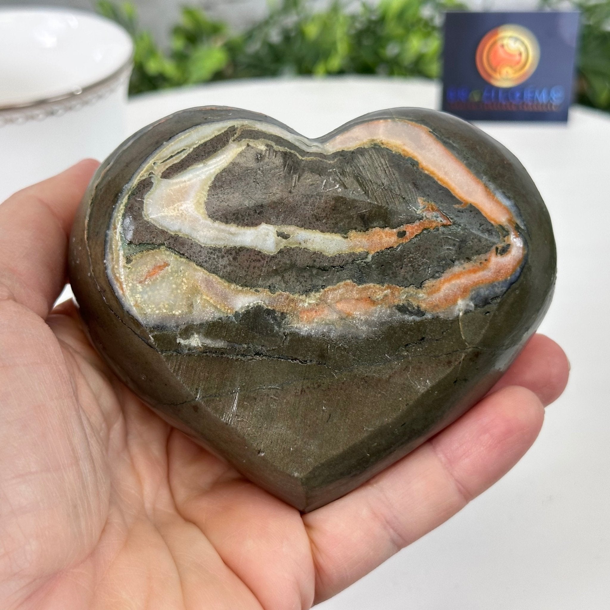 Extra Plus Quality Pink Amethyst Heart Geode on an Acrylic Stand, 0.98 lbs & 3" Tall #5462-0053 by Brazil Gems - Brazil GemsBrazil GemsExtra Plus Quality Pink Amethyst Heart Geode on an Acrylic Stand, 0.98 lbs & 3" Tall #5462-0053 by Brazil GemsHearts5462-0053