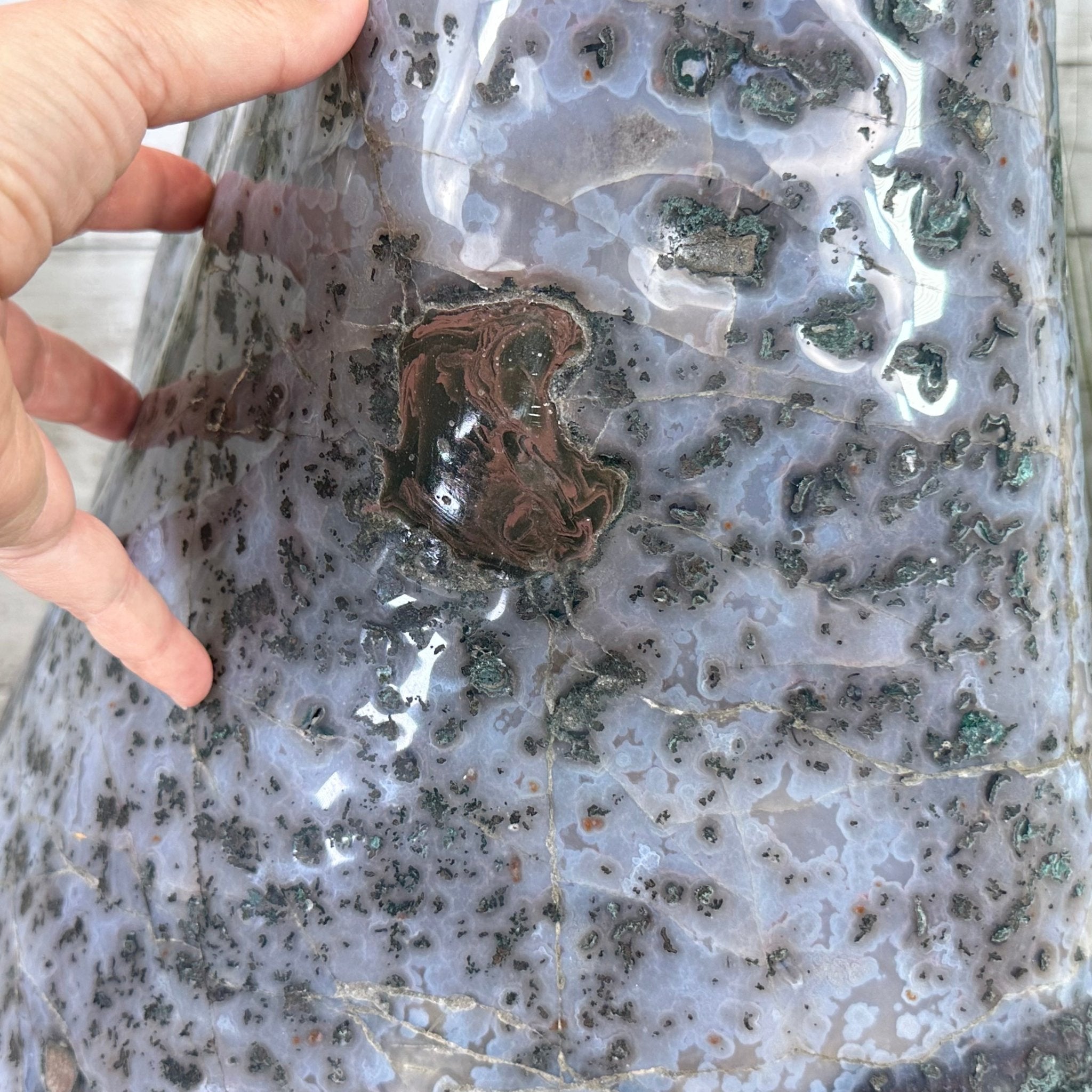 Extra Plus Quality Polished Brazilian Amethyst Cathedral, 103.7 lbs & 23" tall Model #5602-0061 by Brazil Gems - Brazil GemsBrazil GemsExtra Plus Quality Polished Brazilian Amethyst Cathedral, 103.7 lbs & 23" tall Model #5602-0061 by Brazil GemsPolished Cathedrals5602-0061