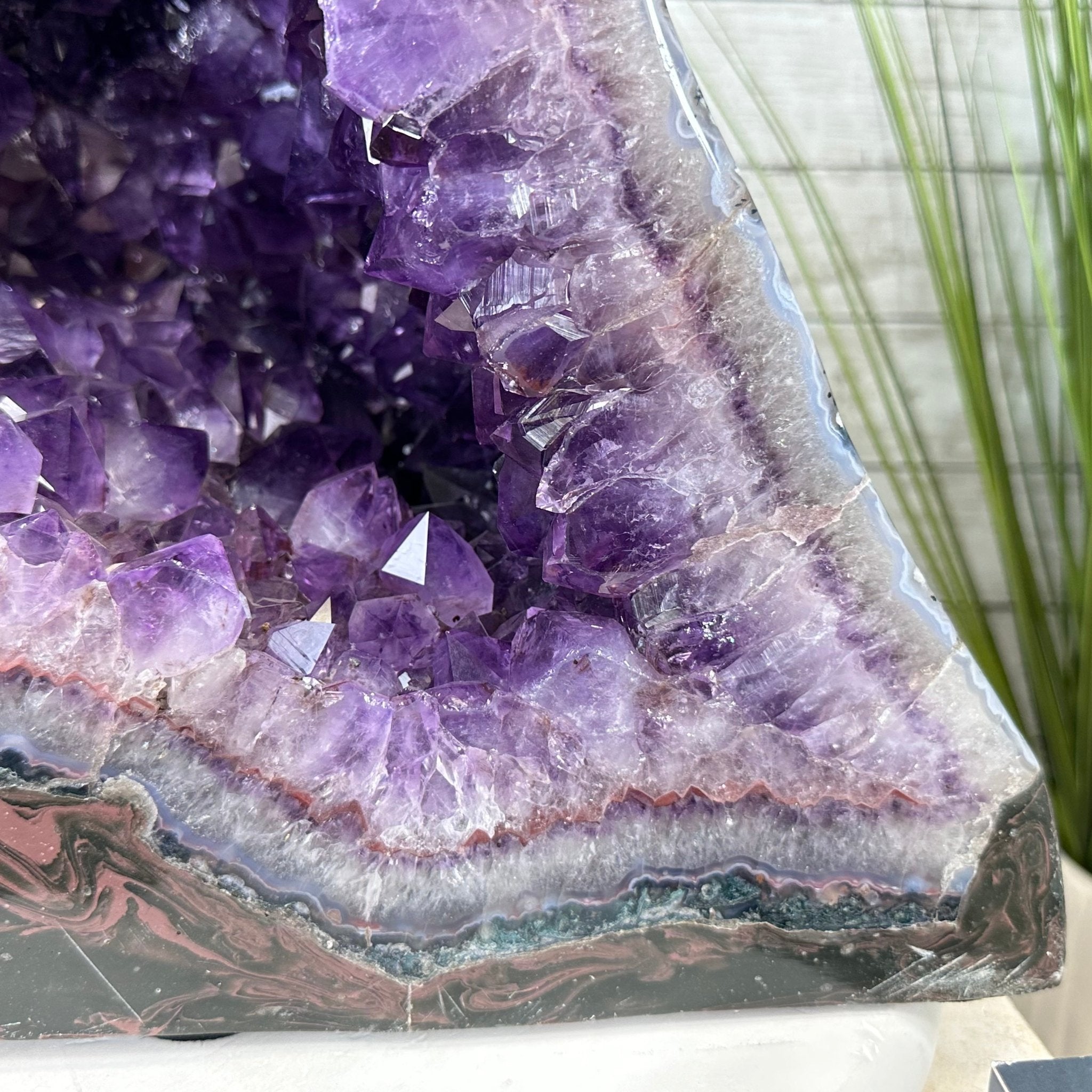 Extra Plus Quality Polished Brazilian Amethyst Cathedral, 103.7 lbs & 23" tall Model #5602-0061 by Brazil Gems - Brazil GemsBrazil GemsExtra Plus Quality Polished Brazilian Amethyst Cathedral, 103.7 lbs & 23" tall Model #5602-0061 by Brazil GemsPolished Cathedrals5602-0061