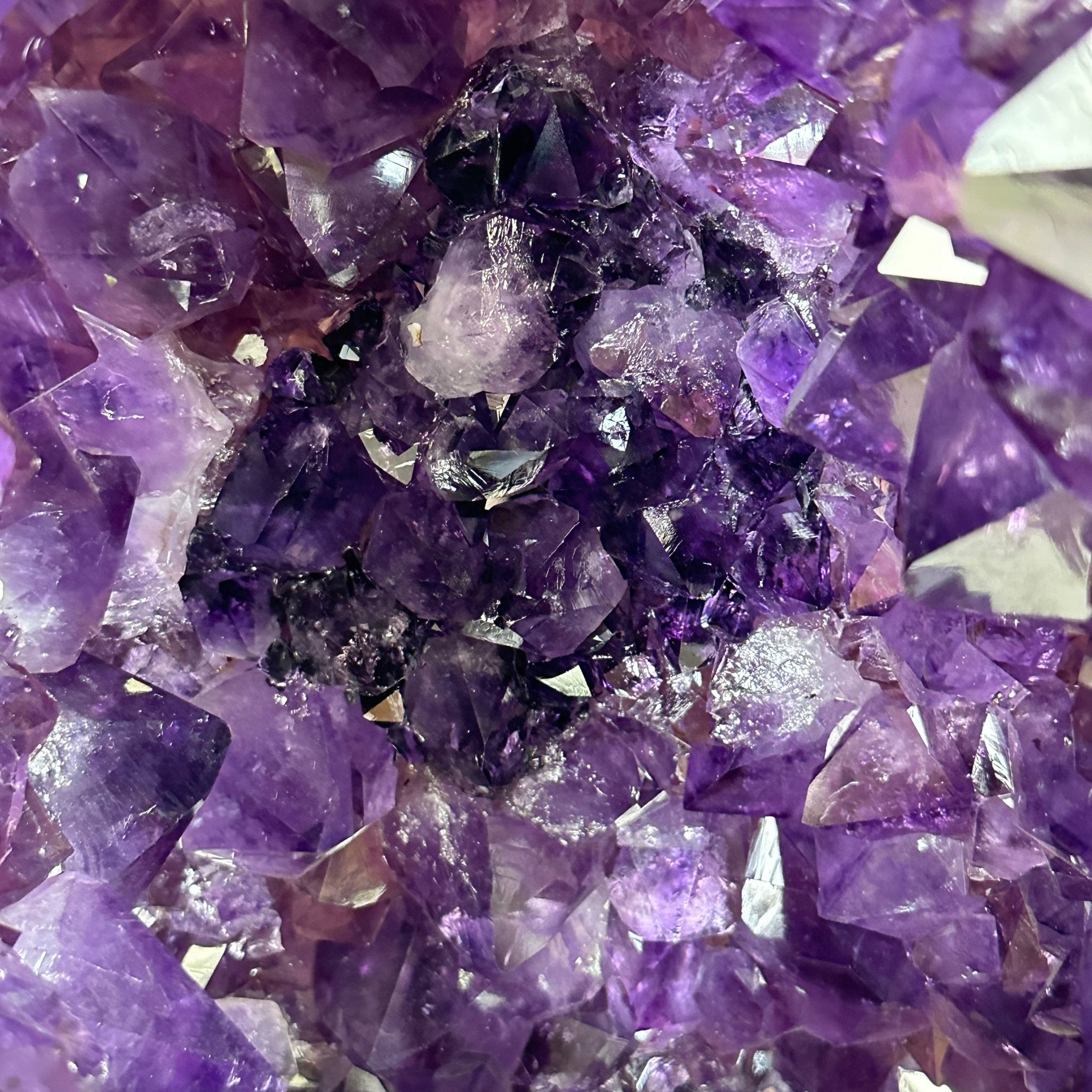 Extra Plus Quality Polished Brazilian Amethyst Cathedral, 103.7 lbs & 23" tall Model #5602-0061 by Brazil Gems - Brazil GemsBrazil GemsExtra Plus Quality Polished Brazilian Amethyst Cathedral, 103.7 lbs & 23" tall Model #5602-0061 by Brazil GemsPolished Cathedrals5602-0061