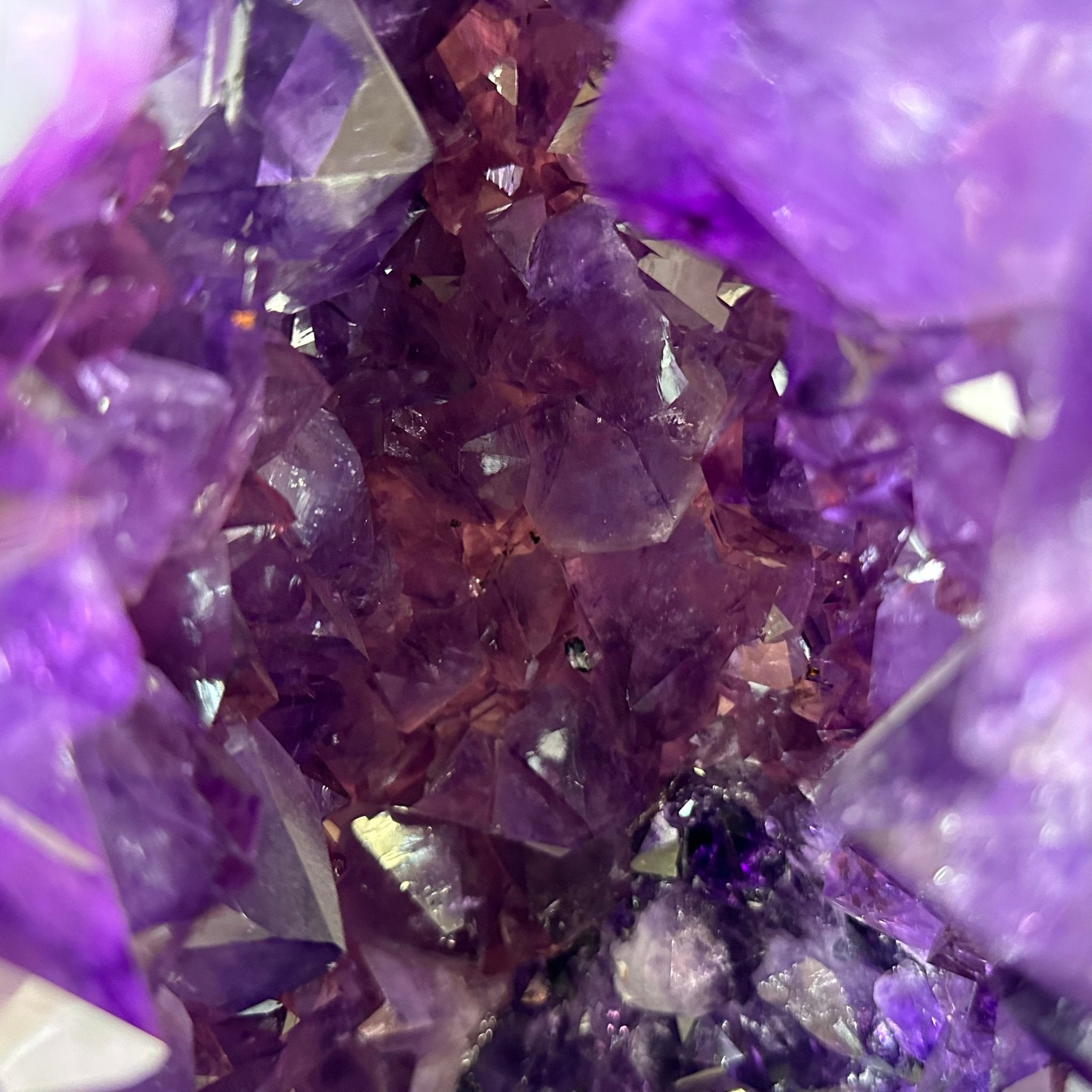 Extra Plus Quality Polished Brazilian Amethyst Cathedral, 103.7 lbs & 23" tall Model #5602-0061 by Brazil Gems - Brazil GemsBrazil GemsExtra Plus Quality Polished Brazilian Amethyst Cathedral, 103.7 lbs & 23" tall Model #5602-0061 by Brazil GemsPolished Cathedrals5602-0061