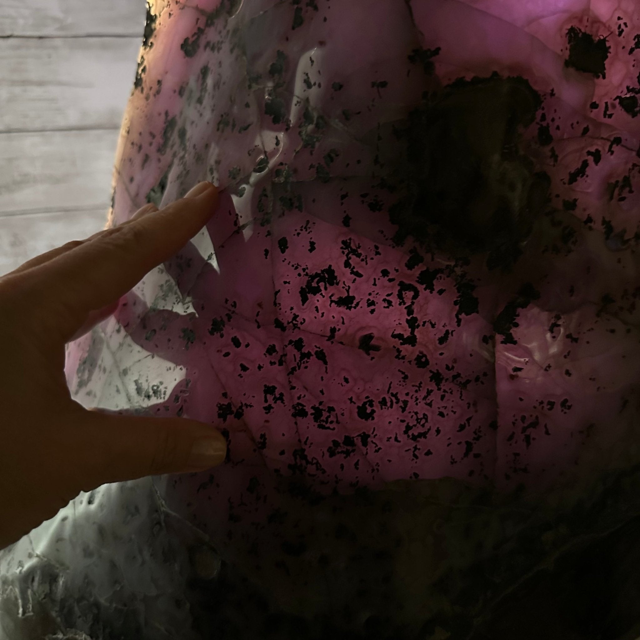 Extra Plus Quality Polished Brazilian Amethyst Cathedral, 103.7 lbs & 23" tall Model #5602-0061 by Brazil Gems - Brazil GemsBrazil GemsExtra Plus Quality Polished Brazilian Amethyst Cathedral, 103.7 lbs & 23" tall Model #5602-0061 by Brazil GemsPolished Cathedrals5602-0061