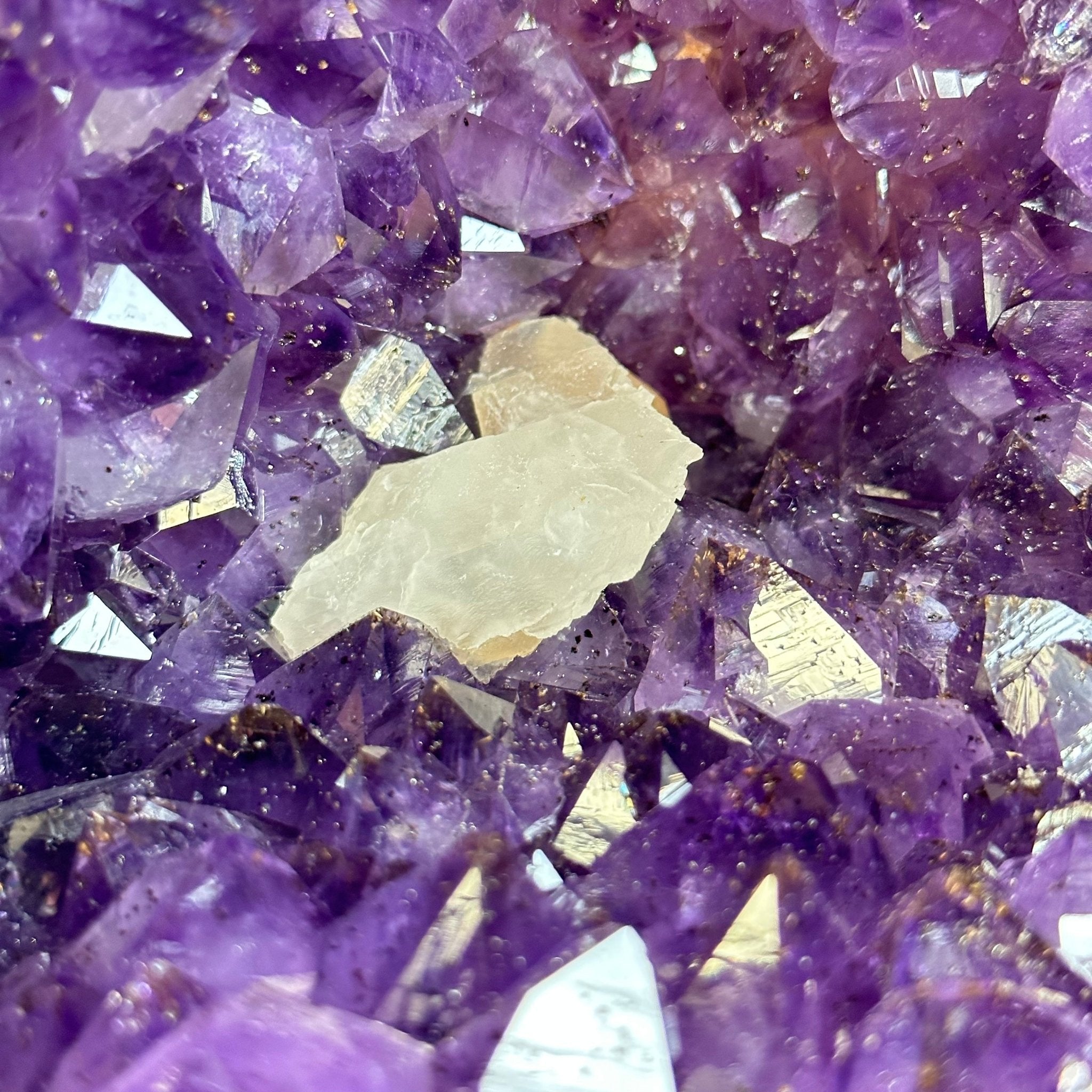 Extra Plus Quality Polished Brazilian Amethyst Cathedral, 107.8 lbs & 22.8" tall Model #5602-0062 by Brazil Gems - Brazil GemsBrazil GemsExtra Plus Quality Polished Brazilian Amethyst Cathedral, 107.8 lbs & 22.8" tall Model #5602-0062 by Brazil GemsPolished Cathedrals5602-0062