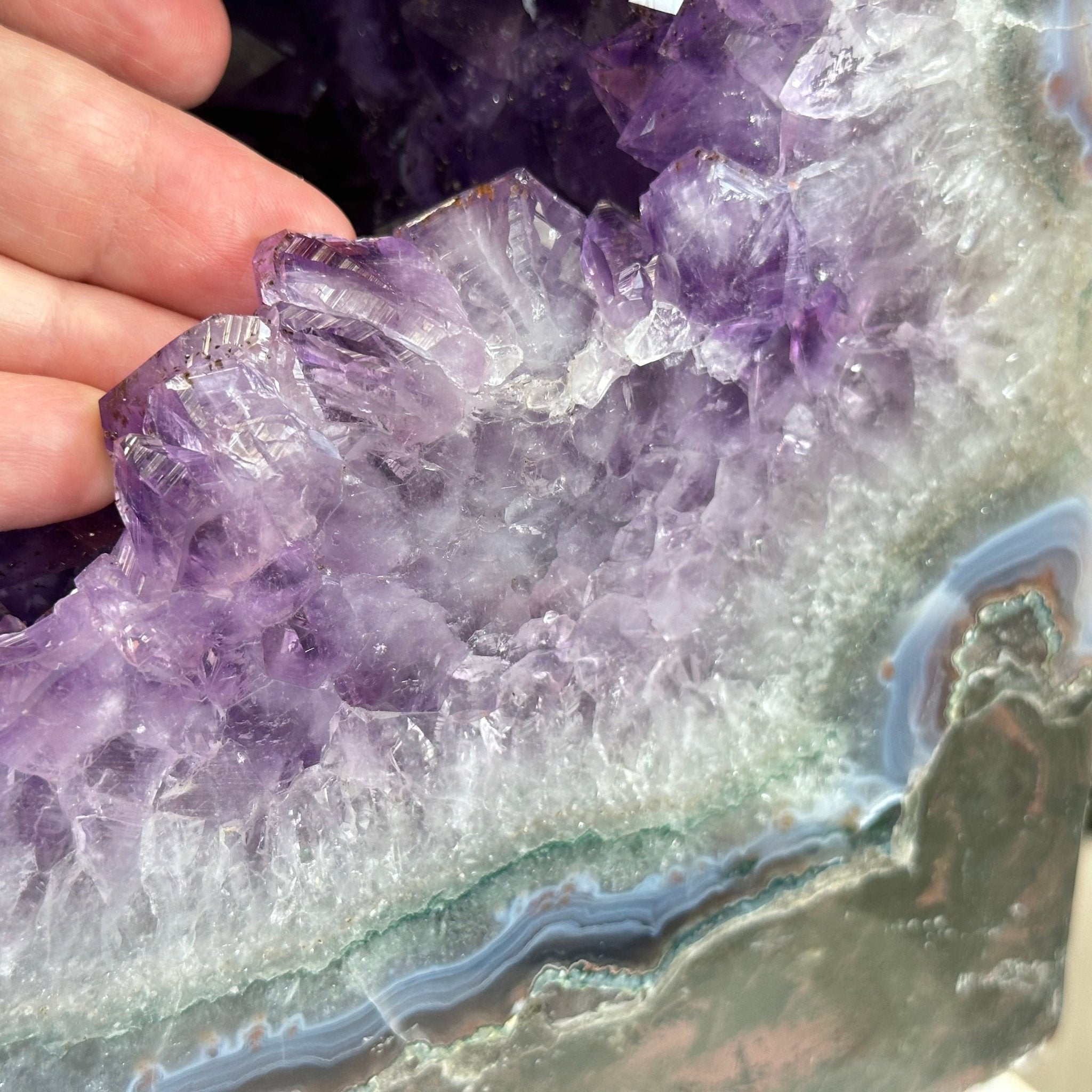 Extra Plus Quality Polished Brazilian Amethyst Cathedral, 107.8 lbs & 22.8" tall Model #5602-0062 by Brazil Gems - Brazil GemsBrazil GemsExtra Plus Quality Polished Brazilian Amethyst Cathedral, 107.8 lbs & 22.8" tall Model #5602-0062 by Brazil GemsPolished Cathedrals5602-0062