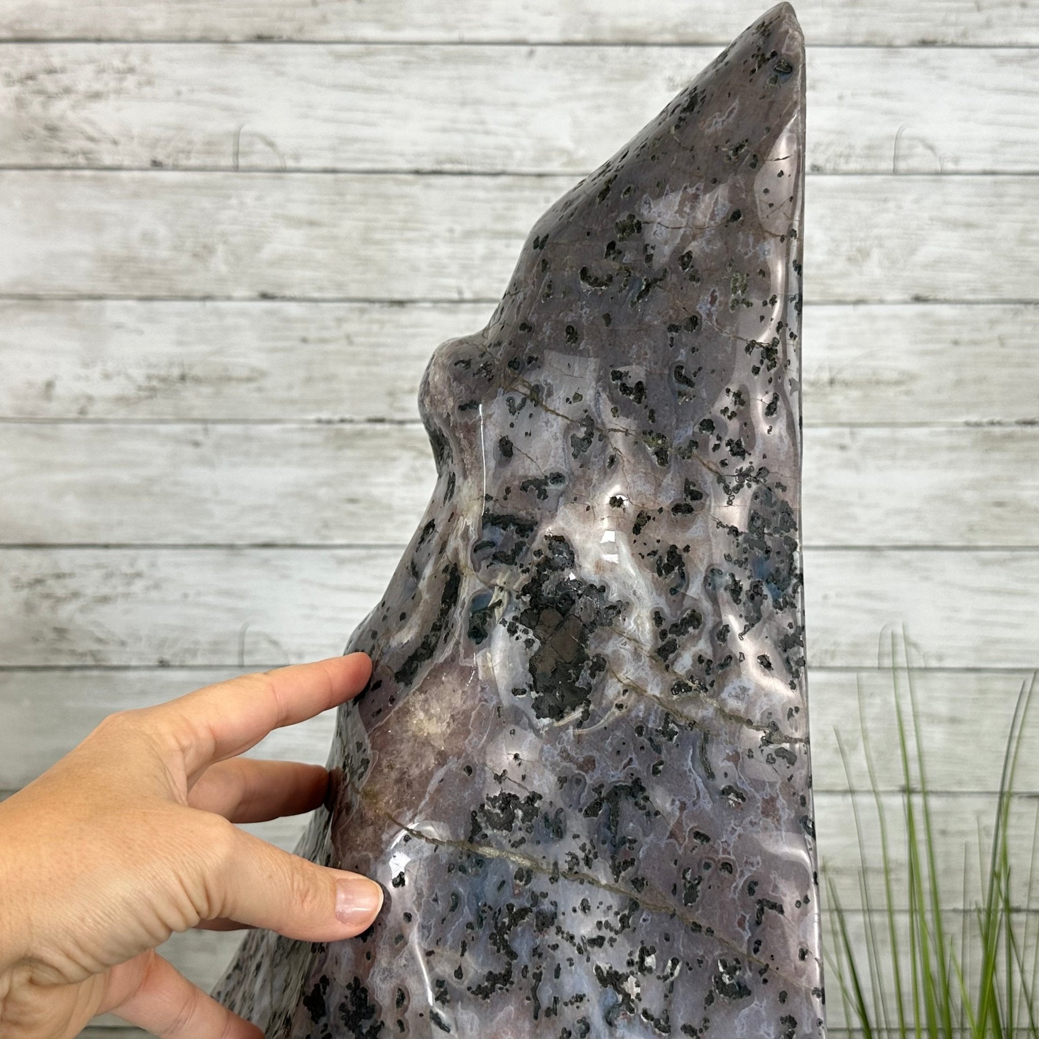 Extra Plus Quality Polished Brazilian Amethyst Cathedral, 114.2 lbs & 23" tall Model #5602-0166 by Brazil Gems - Brazil GemsBrazil GemsExtra Plus Quality Polished Brazilian Amethyst Cathedral, 114.2 lbs & 23" tall Model #5602-0166 by Brazil GemsPolished Cathedrals5602-0166