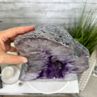 Extra Plus Quality Polished Brazilian Amethyst Cathedral, 114.2 lbs & 23" tall Model #5602-0166 by Brazil Gems - Brazil GemsBrazil GemsExtra Plus Quality Polished Brazilian Amethyst Cathedral, 114.2 lbs & 23" tall Model #5602-0166 by Brazil GemsPolished Cathedrals5602-0166