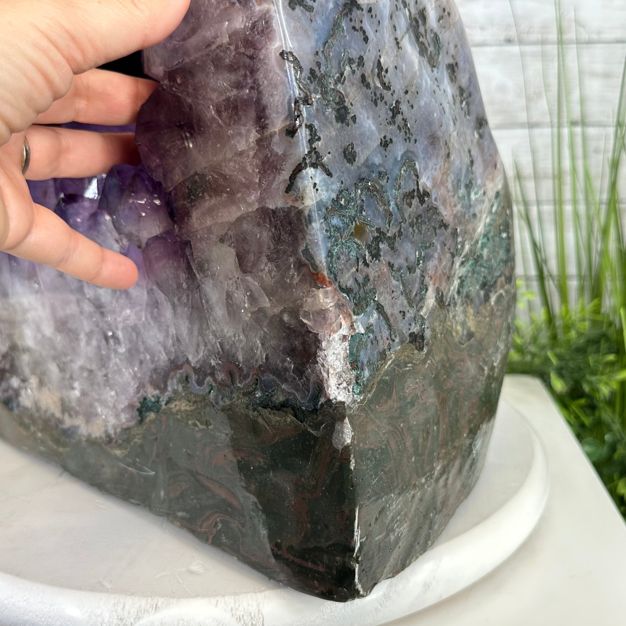 Extra Plus Quality Polished Brazilian Amethyst Cathedral, 114.2 lbs & 23" tall Model #5602-0166 by Brazil Gems - Brazil GemsBrazil GemsExtra Plus Quality Polished Brazilian Amethyst Cathedral, 114.2 lbs & 23" tall Model #5602-0166 by Brazil GemsPolished Cathedrals5602-0166