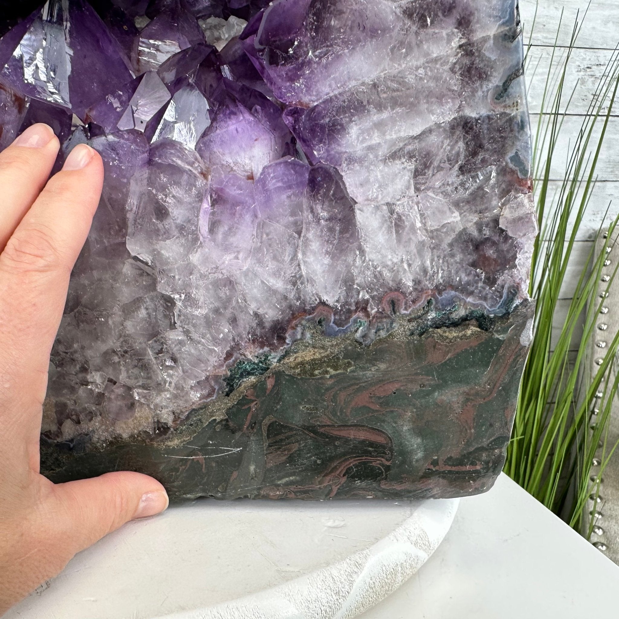 Extra Plus Quality Polished Brazilian Amethyst Cathedral, 114.2 lbs & 23" tall Model #5602-0166 by Brazil Gems - Brazil GemsBrazil GemsExtra Plus Quality Polished Brazilian Amethyst Cathedral, 114.2 lbs & 23" tall Model #5602-0166 by Brazil GemsPolished Cathedrals5602-0166