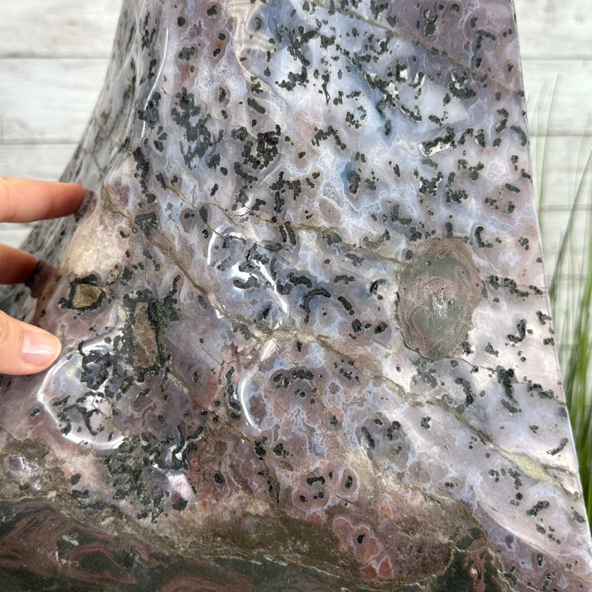 Extra Plus Quality Polished Brazilian Amethyst Cathedral, 114.2 lbs & 23" tall Model #5602-0166 by Brazil Gems - Brazil GemsBrazil GemsExtra Plus Quality Polished Brazilian Amethyst Cathedral, 114.2 lbs & 23" tall Model #5602-0166 by Brazil GemsPolished Cathedrals5602-0166
