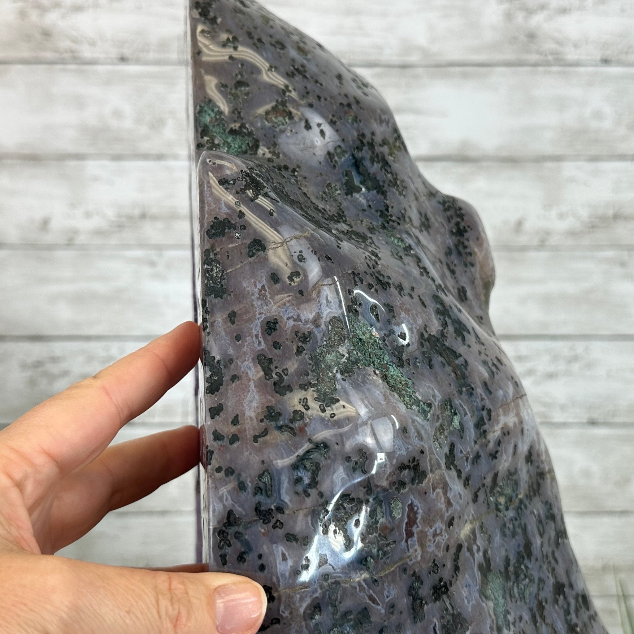 Extra Plus Quality Polished Brazilian Amethyst Cathedral, 114.2 lbs & 23" tall Model #5602-0166 by Brazil Gems - Brazil GemsBrazil GemsExtra Plus Quality Polished Brazilian Amethyst Cathedral, 114.2 lbs & 23" tall Model #5602-0166 by Brazil GemsPolished Cathedrals5602-0166