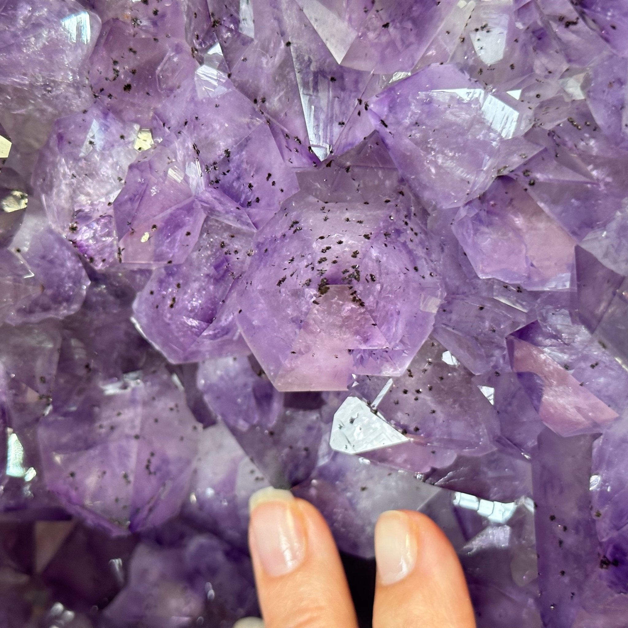 Extra Plus Quality Polished Brazilian Amethyst Cathedral, 115.9 lbs & 26.25" tall Model #5602-0065 by Brazil Gems - Brazil GemsBrazil GemsExtra Plus Quality Polished Brazilian Amethyst Cathedral, 115.9 lbs & 26.25" tall Model #5602-0065 by Brazil GemsPolished Cathedrals5602-0065