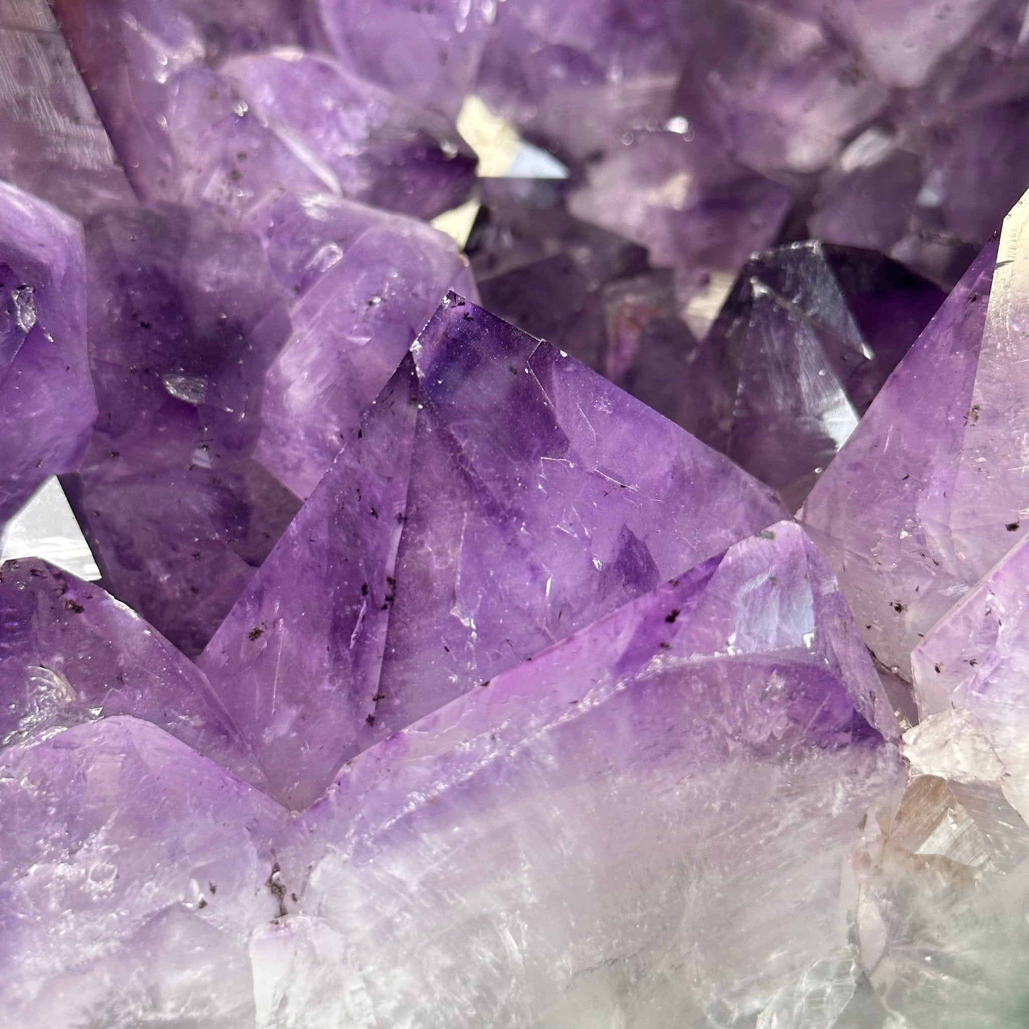 Extra Plus Quality Polished Brazilian Amethyst Cathedral, 115.9 lbs & 26.25" tall Model #5602-0065 by Brazil Gems - Brazil GemsBrazil GemsExtra Plus Quality Polished Brazilian Amethyst Cathedral, 115.9 lbs & 26.25" tall Model #5602-0065 by Brazil GemsPolished Cathedrals5602-0065