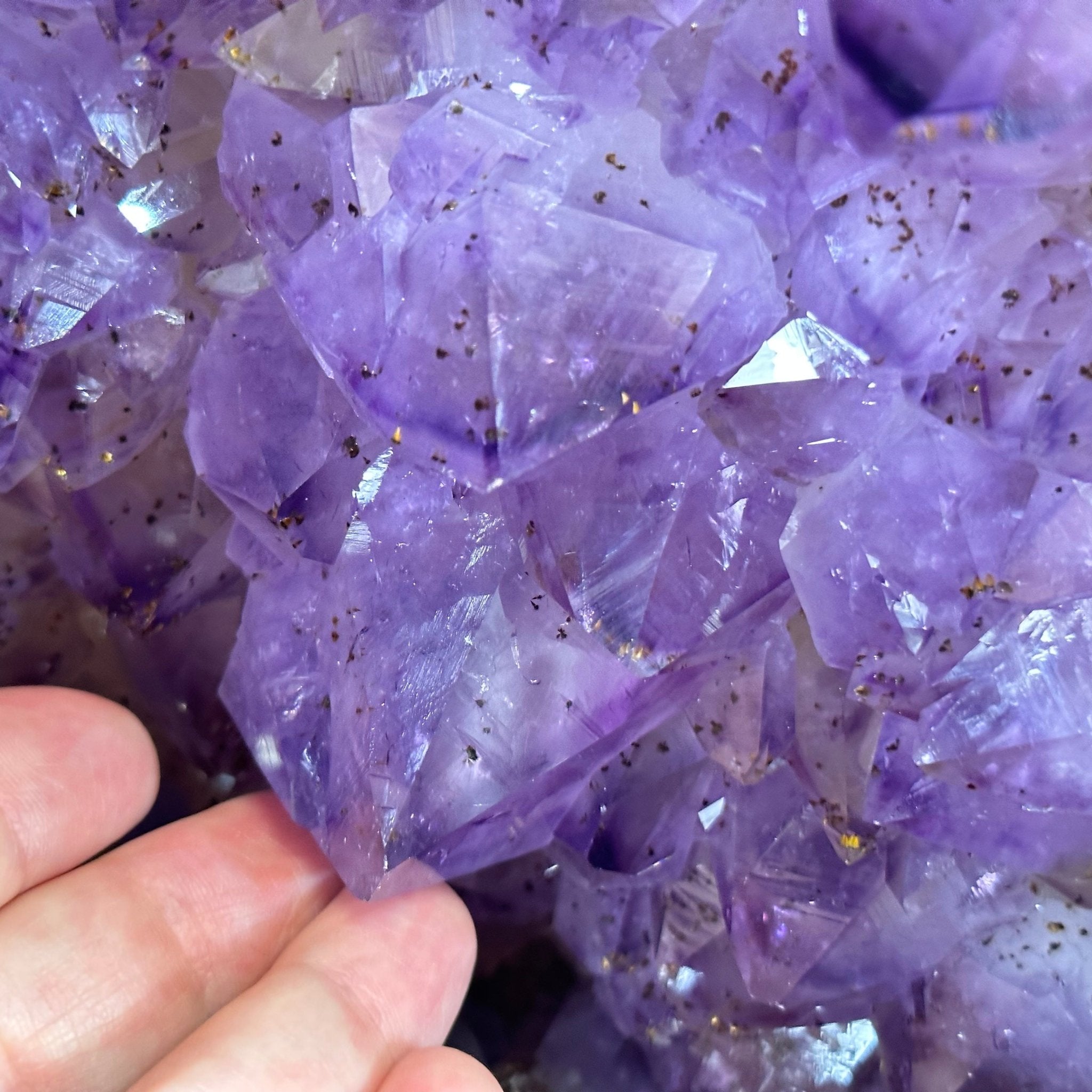 Extra Plus Quality Polished Brazilian Amethyst Cathedral, 116.9 lbs & 20.6" tall Model #5602-0011 by Brazil Gems - Brazil GemsBrazil GemsExtra Plus Quality Polished Brazilian Amethyst Cathedral, 116.9 lbs & 20.6" tall Model #5602-0011 by Brazil GemsPolished Cathedrals5602-0011