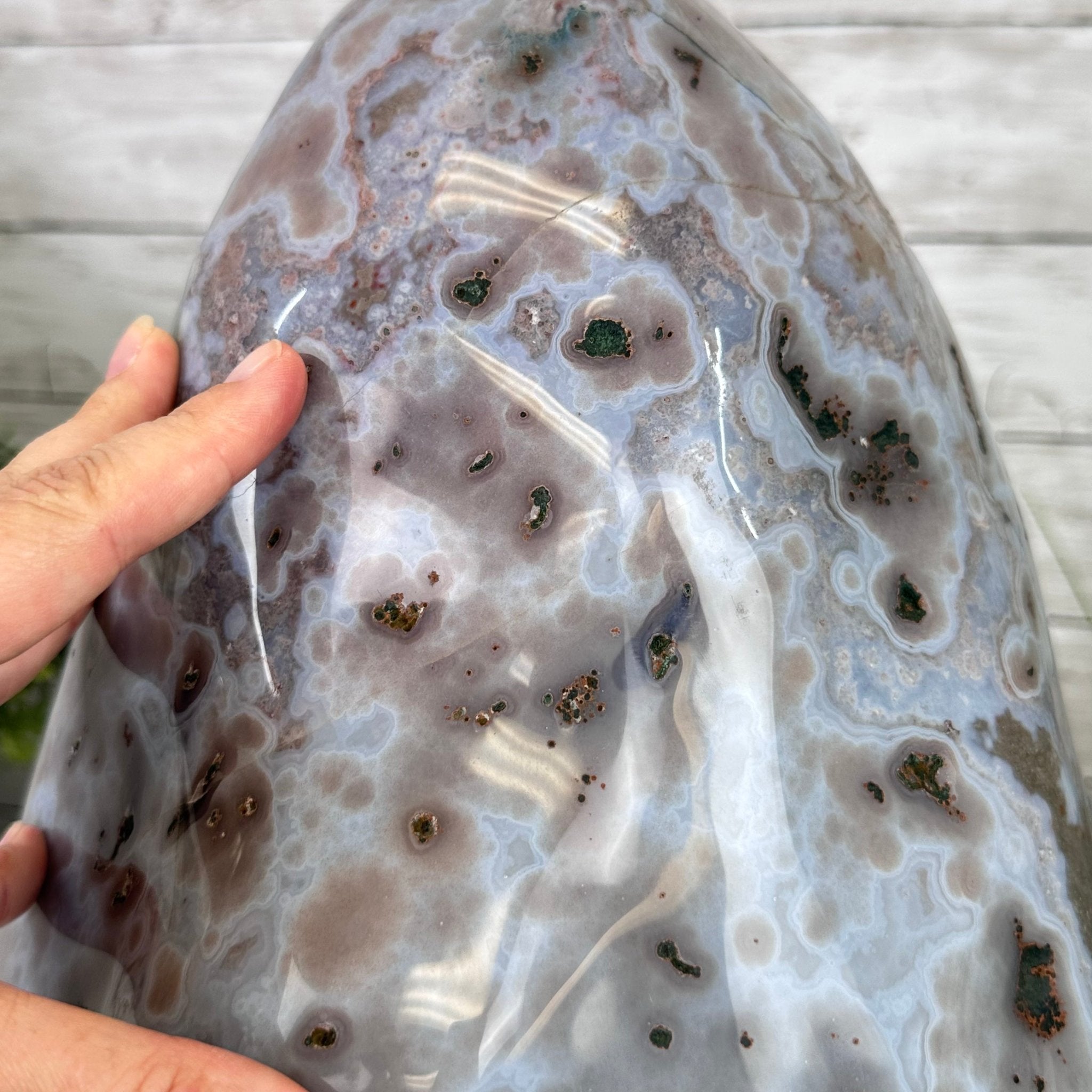 Extra Plus Quality Polished Brazilian Amethyst Cathedral, 116.9 lbs & 20.6" tall Model #5602-0011 by Brazil Gems - Brazil GemsBrazil GemsExtra Plus Quality Polished Brazilian Amethyst Cathedral, 116.9 lbs & 20.6" tall Model #5602-0011 by Brazil GemsPolished Cathedrals5602-0011