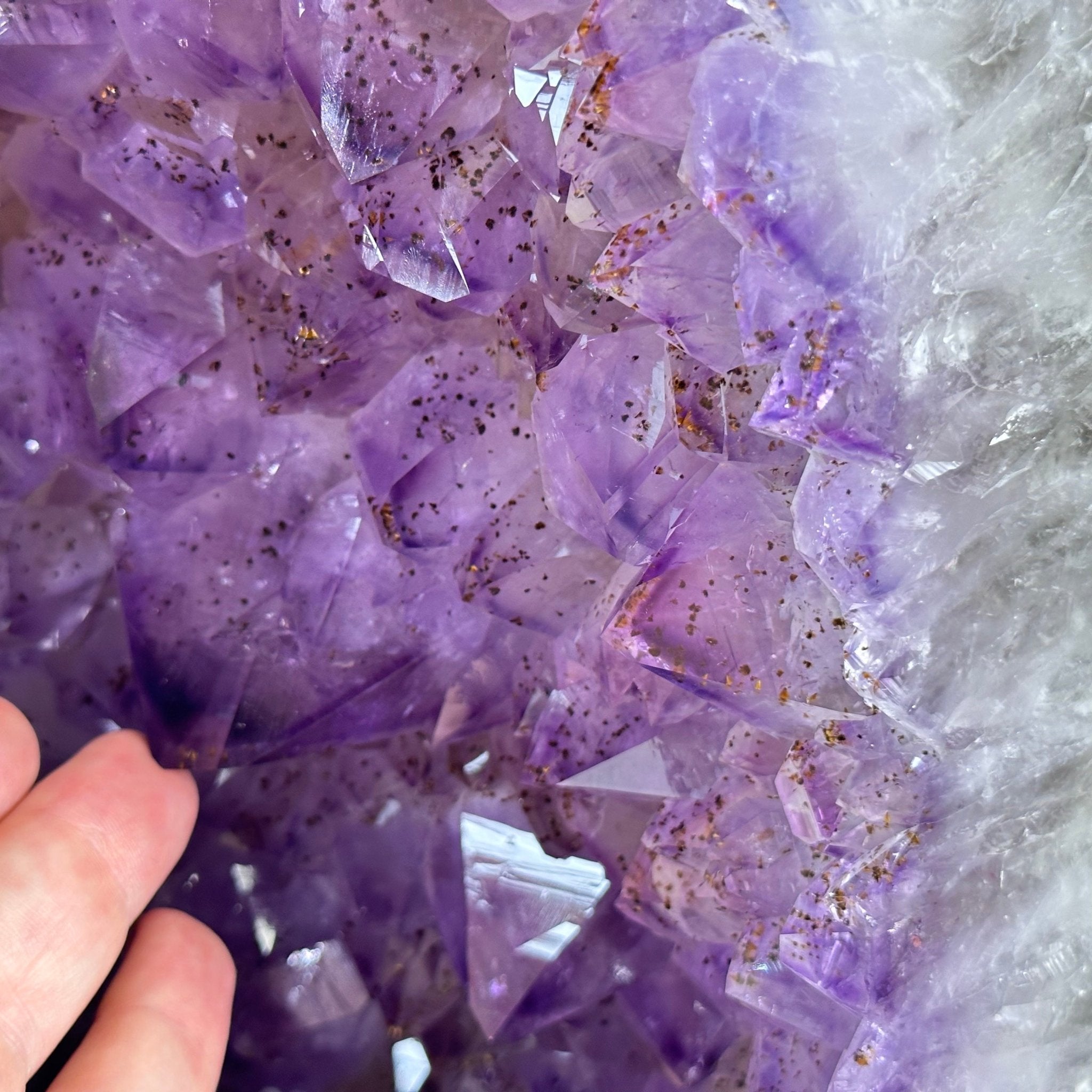 Extra Plus Quality Polished Brazilian Amethyst Cathedral, 116.9 lbs & 20.6" tall Model #5602-0011 by Brazil Gems - Brazil GemsBrazil GemsExtra Plus Quality Polished Brazilian Amethyst Cathedral, 116.9 lbs & 20.6" tall Model #5602-0011 by Brazil GemsPolished Cathedrals5602-0011